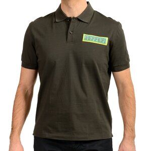 Scuderia Ferrari Fluid Logo Print Short Sleeve Polo Shirt US XL IT 54